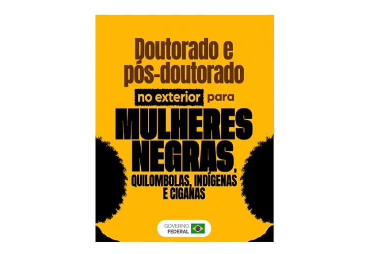 Programa abre bolsas no exterior para mulheres negras, quilombolas, indígenas e ciganas
