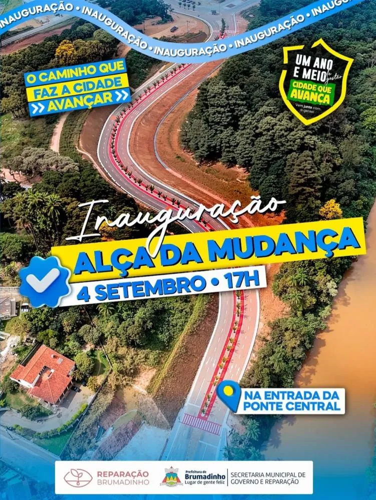 Brumadinho inaugura Alça da Mudança nesta sexta-feira (4)
