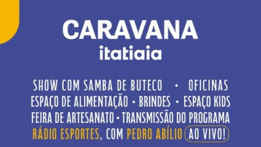 Brumadinho recebe Caravana Itatiaia neste sábado (17), em Casa Branca