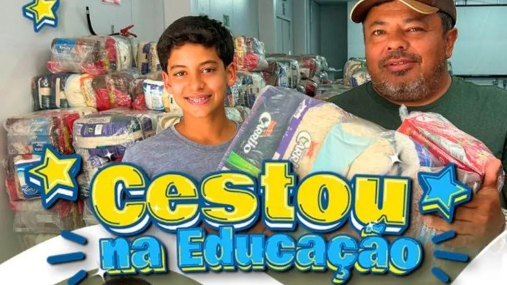 Prefeitura garante segurança alimentar durante o recesso escolar com entrega de cestas básicas do “Cestou”